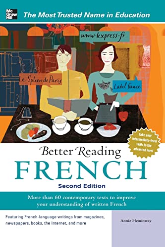 Beispielbild fr Better Reading French, 2nd Edition (Better Reading Series) zum Verkauf von Wonder Book