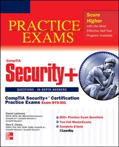9780071771207: CompTIA Security+ Certification Practice Exams (Exam SY0-301) (Certification Press)