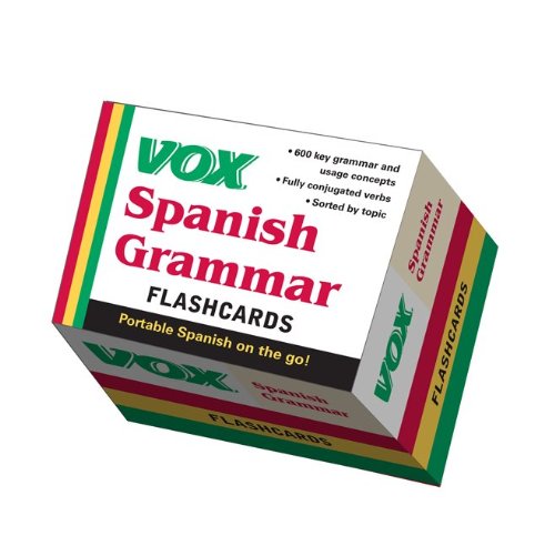 Imagen de archivo de VOX Spanish Grammar Flashcards a la venta por HPB-Red