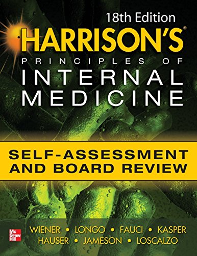 Harrisons Principles of Internal Medicine Self-Assessment and Board Review 18th Edition (9780071771955) by Wiener, Charles; Fauci, Anthony S.; Braunwald, Eugene; Kasper, Dennis L.; Hauser, Stephen; Longo, Dan; Larry Jameson, J.; Loscalzo, Joseph; Brown,...