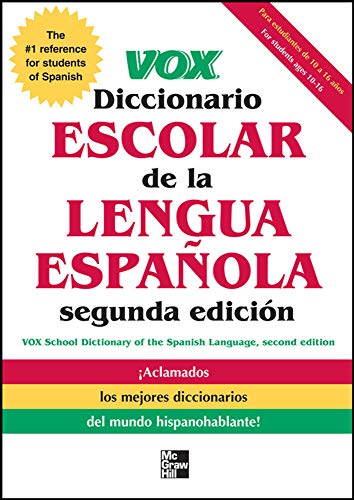 VOX Diccionario Escolar, 2nd Edition (9780071772235) by Vox