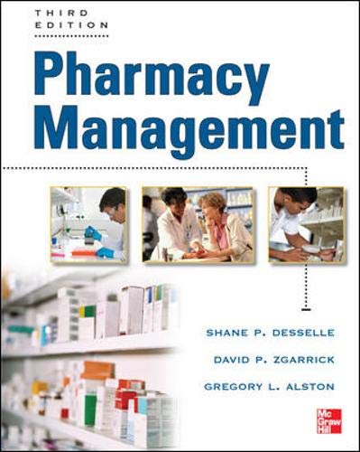 Stock image for Pharmacy Management: Essentials for All Practice Settings for sale by ThriftBooks-Dallas