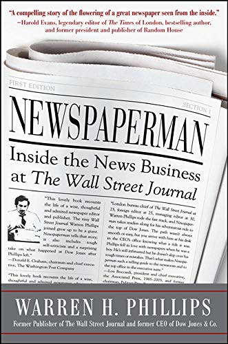 Beispielbild fr Newspaperman: Inside the News Business at the Wall Street Journal zum Verkauf von Better World Books