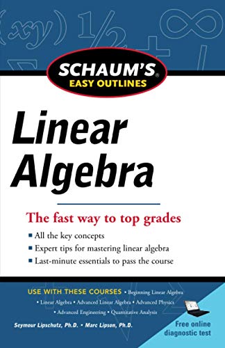 9780071777483: Schaums Easy Outline of Linear Algebra Revised