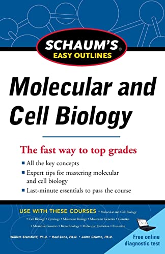 Stock image for Schaum's Easy Outlines Molecular and Cell Biology: 0 for sale by medimops