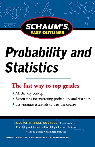 Imagen de archivo de Schaum's Easy Outline of Probability and Statistics a la venta por ThriftBooks-Atlanta