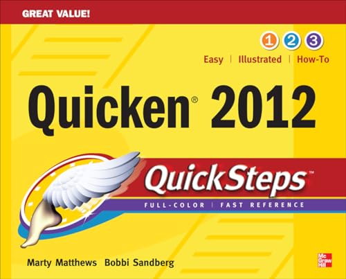 Imagen de archivo de Quicken 2012 QuickSteps a la venta por Better World Books