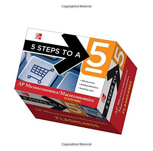 9780071778329: 5 Steps to a 5 AP Microeconomics/Macroeconomics Flashcards (5 Steps to a 5 on the Advanced Placement Examinations Series)