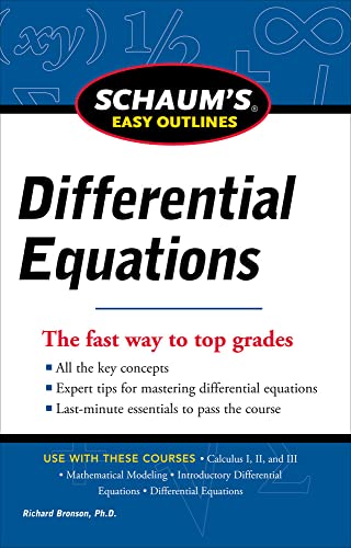 Stock image for Schaum's Easy Outline of Differential Equations, Revised Edition for sale by ThriftBooks-Atlanta