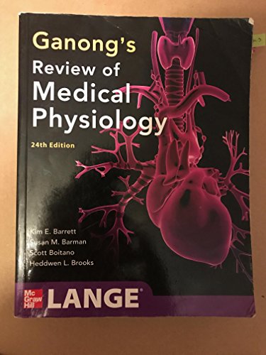 9780071780032: Ganong's review of medical physiology (Medicina)