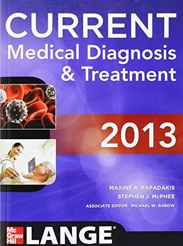 Beispielbild fr Current Medical Diagnosis and Treatment 2013 zum Verkauf von Better World Books