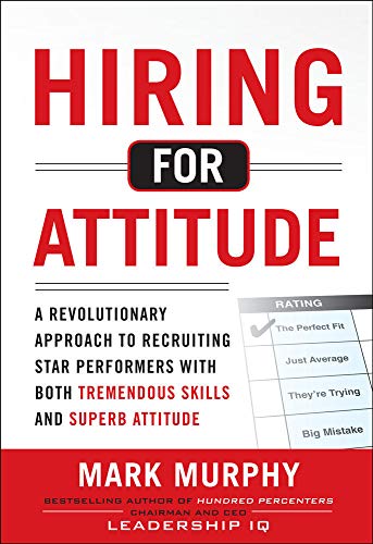 Beispielbild fr Hiring for Attitude: a Revolutionary Approach to Recruiting and Selecting People with Both Tremendous Skills and Superb Attitude zum Verkauf von Better World Books