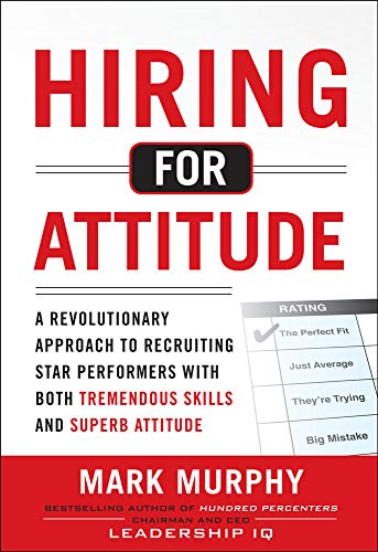 Imagen de archivo de Hiring for Attitude: a Revolutionary Approach to Recruiting and Selecting People with Both Tremendous Skills and Superb Attitude a la venta por Better World Books
