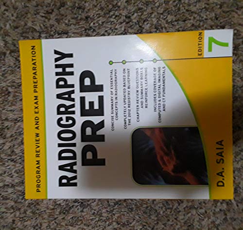 Stock image for Radiography PREP Program Review and Exam Preparation, Seventh Edition for sale by HPB-Red