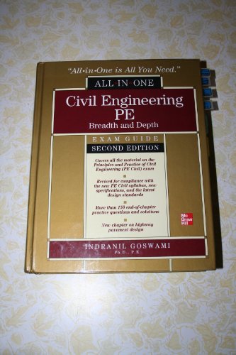 Stock image for Civil Engineering All-In-One PE Exam Guide: Breadth and Depth, Second Edition for sale by ThriftBooks-Dallas