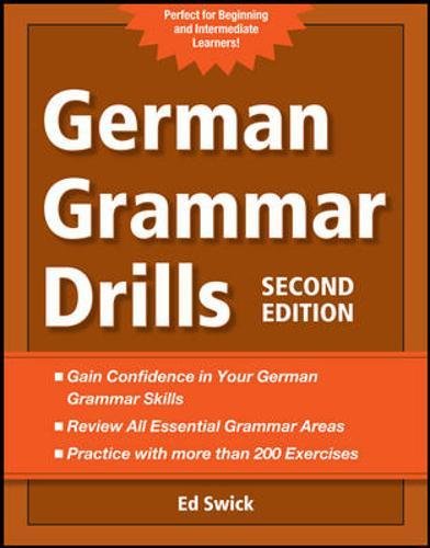 Imagen de archivo de German Grammar Drills (English and German Edition) a la venta por HPB-Red