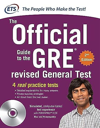Beispielbild fr GRE The Official Guide to the Revised General Test with CD-ROM, Second Edition zum Verkauf von WorldofBooks
