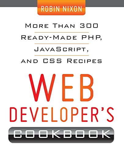 Beispielbild fr Web Developer's Cookbook (CONSUMER APPL & HARDWARE - OMG) zum Verkauf von WorldofBooks