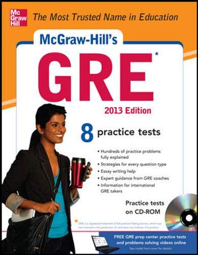 9780071794657: McGraw-Hill's GRE with CD-ROM, 2013 Edition