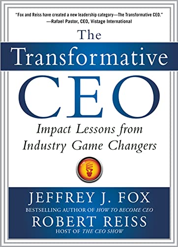 Stock image for The Transformative CEO: IMPACT LESSONS FROM INDUSTRY GAME CHANGERS for sale by More Than Words