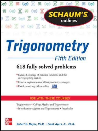 9780071795357: Schaum's Outline of Trigonometry, 5th Edition