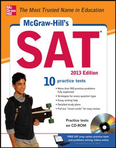 9780071795869: McGraw-Hill's SAT with CD-ROM, 2013 Edition