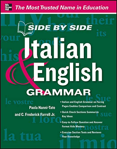 Stock image for Side by Side Italian and English Grammar for sale by Books From California