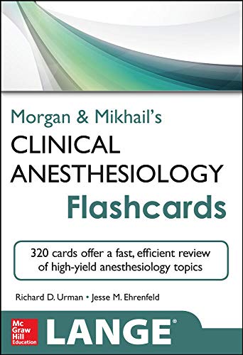 Stock image for Morgan and Mikhail's Clinical Anesthesiology Flashcards (Lange Flashcards) for sale by The Book Spot