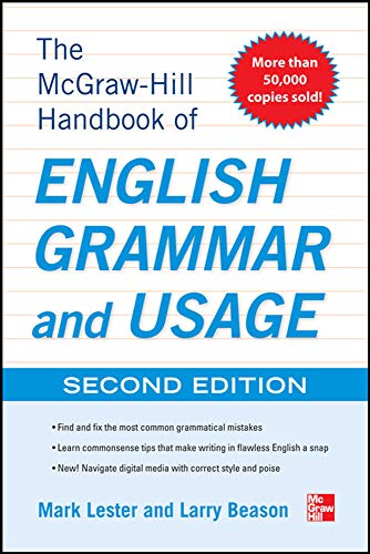 Beispielbild fr McGraw-Hill Handbook of English Grammar and Usage, 2nd Edition zum Verkauf von Wonder Book
