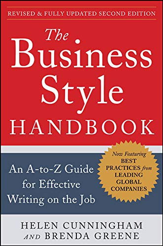 9780071800105: The Business Style Handbook, Revised & Fully Updated Second Edition: An A-to-Z Guide for Effective Writing on the Job (BUSINESS BOOKS)
