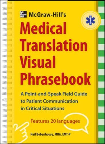 9780071801423: McGraw-Hill's Medical Translation Visual Phrasebook