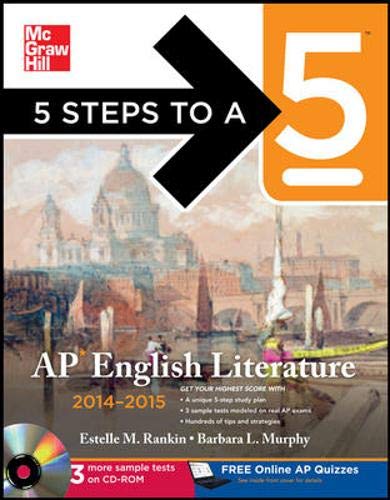 Beispielbild fr 5 Steps to a 5 AP English Literature with CD-ROM, 2014-2015 Edition zum Verkauf von Better World Books