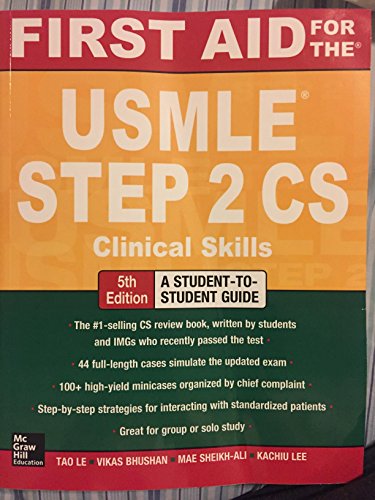 9780071804264: First Aid for the USMLE Step 2 CS, Fifth Edition