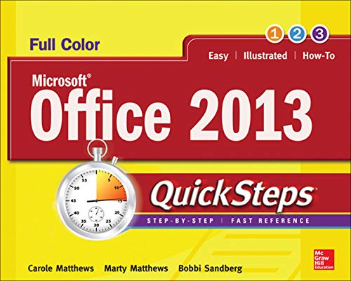 Beispielbild fr Microsoft Office 2013 QuickSteps zum Verkauf von Better World Books