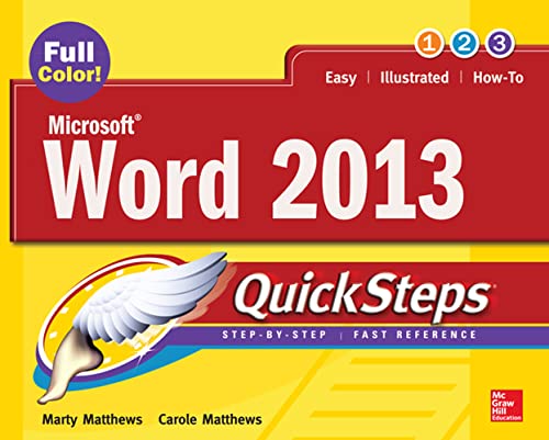 9780071805971: Microsoft Word 2013 QuickSteps