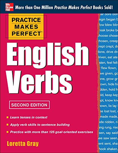 Stock image for Practice Makes Perfect English Verbs 2/E: With 125 Exercises + Free Flashcard App for sale by Wonder Book
