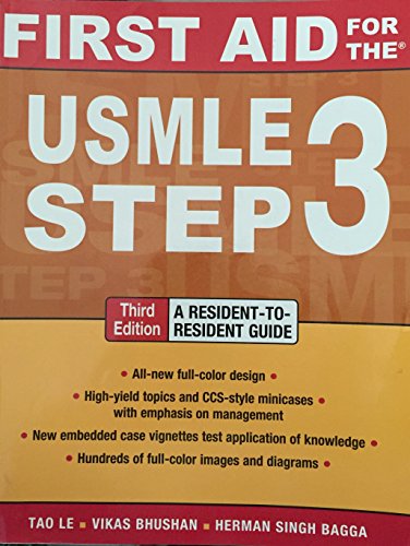 9780071807531: ISE FIRST AID FOR THE USMLE STEP 3 3/E