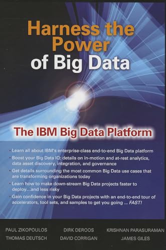 Stock image for Harness the Power of Big Data The IBM Big Data Platform for sale by BookHolders