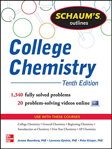 Imagen de archivo de Schaum's Outline of College Chemistry: 1,340 Solved Problems + 23 Videos (Schaum's Outlines) a la venta por Once Upon A Time Books