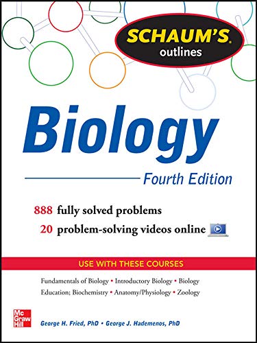 Imagen de archivo de Schaum's Outline of Biology : 865 Solved Problems + 25 Videos a la venta por Better World Books Ltd