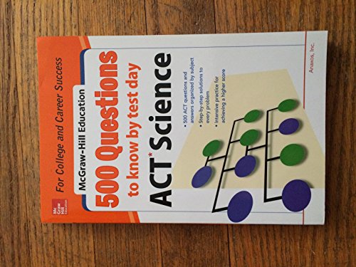 Stock image for 500 ACT Science Questions to Know by Test Day (Mcgraw-hill Education) for sale by Gulf Coast Books