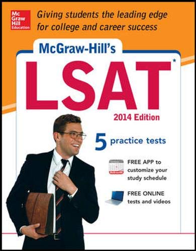 Stock image for McGraw-Hill's LSAT, 2014 Edition for sale by Better World Books