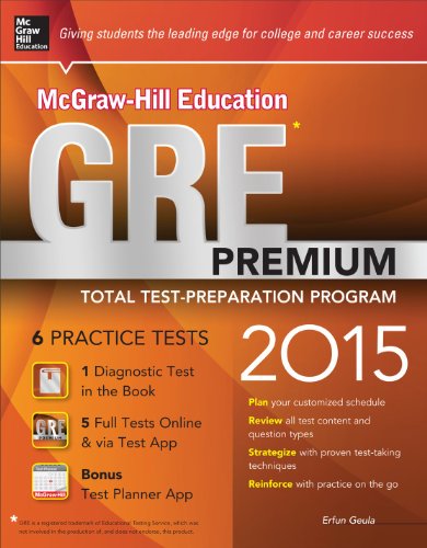 9780071823821: McGraw-Hill Education GRE Premium, 2015 Edition