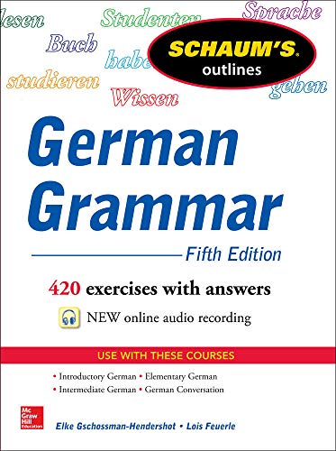 9780071824705: Schaum's Outline of German Grammar [Lingua inglese]