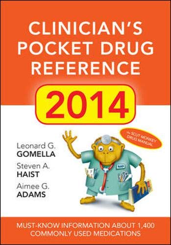 Imagen de archivo de Clinicians Pocket Drug Reference 2014 a la venta por Books From California
