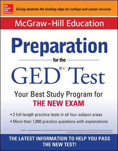 Imagen de archivo de McGraw-Hill Education Preparation for the GED® Test a la venta por Better World Books: West