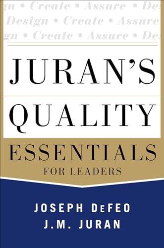 Stock image for Juran's Quality Essentials: For Leaders for sale by HPB-Red