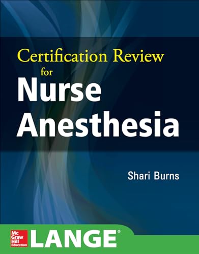 Beispielbild fr Certification Review for Nurse Anesthesia zum Verkauf von BooksRun