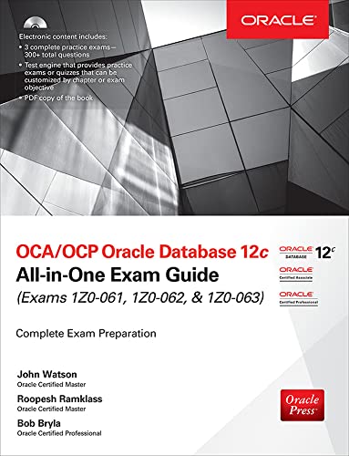 Imagen de archivo de OCA/OCP Oracle Database 12c All-in-One Exam Guide (Exams 1Z0-061, 1Z0-062, & 1Z0-063) a la venta por BooksRun