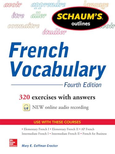 Beispielbild fr Schaums Outline of French Vocabulary (Schaums Outlines) zum Verkauf von Goodwill of Colorado